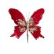 thumbnail image 1 of Decoraciones Del Árbol de Navidad Mariposas Espumantes Accesorios 15x17cm con Clips, Ornamentos Del Árbol de Navidad para la Escena Del Festival de Boda Apoyos Rojo Blanco Verde Rosa Amarillo, 1 of 6