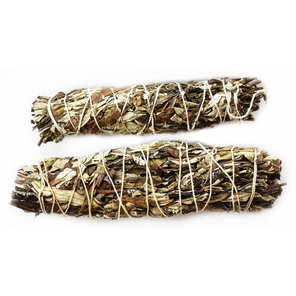 Set of 2 Large Yerba Santa Smudge Wand 7-8" Healing Purification Love Ceremony