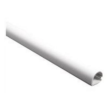 Legrand Wiremold CordMate C1 Cord Channel, 60 in L, 3/8 in W, 1-Channel, Plastic, Ivory