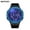 Black Blue, variant on SANDA Large Screen Single Chip Electronic Watch for Men And Women Waterproof Outdoor Night Light Trendy Korean Version