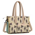 thumbnail image 2 of Teacher Tote Bag,Cute Labrador Teacher Utility Tote Bag,Large Work Tote Bags for Women with Multiple Pockets,Top Zipper Closure,13.8x10.6x6.7 Inch, 2 of 5