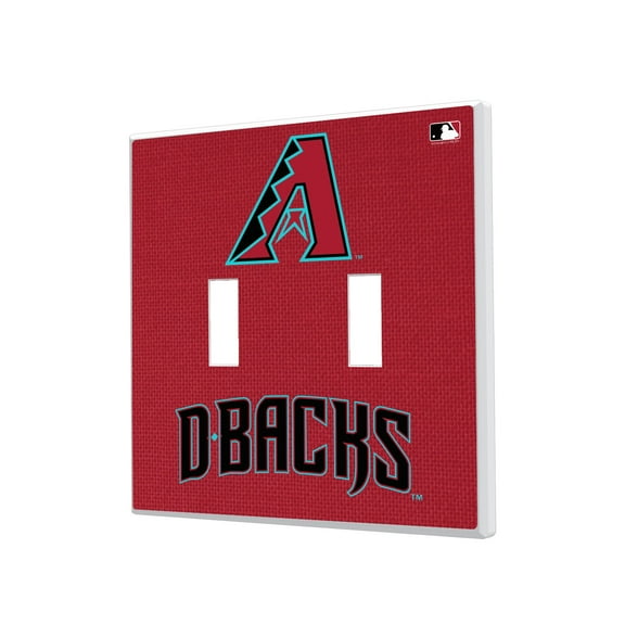 Arizona Diamondbacks Solid Design Double Toggle Light Switch Plate