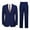 Blue, variant on Men's Slim Fit Suit 2 Piece Business Wedding Prom Tux Blazer & Pants
