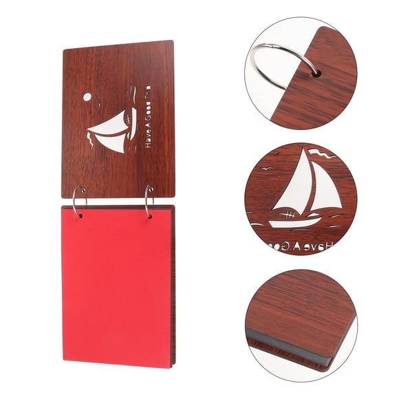 OULII photo book album Wood Photo 1 PCS Memory Preservation