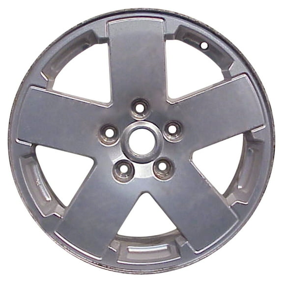 Pre-Owned Original Equipment Machined and Painted Silver Aluminum Wheel 18 x 7.5 fits 2007-2012 Jeep Wrangler (Good)