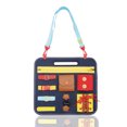 thumbnail image 3 of Fell Sensory Board Juguete Portátil Portátil Educativo Educativo Vestir Habilidad Aprendizaje Juguetes Presenta Practicar POR 1-3 AÑOS AZUL MARKE Eigraketly FN001300-02, 3 of 6