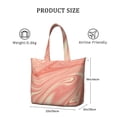 thumbnail image 4 of 22 Inch Oversized Travel Bag Lightweight Canvas Weekender Duffel with Multi Pockets, Animal Print, 4 of 5