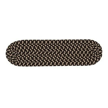Brook Farm - Blackberry Stair Tread (single)-Color:Black,Material:Polypropylene