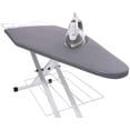 thumbnail image 6 of TIVIT Ironing Board Covers for Reliable 100IB  Alumitek PRO Reflective Silicone Pads are Scorch & Stain Resistant  19 x 47 Inch Italian Made Thick 3 Layer Padding - 3 Fasteners with Pull Bungee, 6 of 8