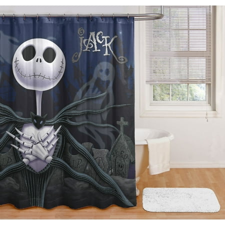 Nightmare Before Christmas Jack Shower Curtain Walmart Com