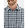 thumbnail image 4 of George Men's & Big Men's Long Sleeves Performance Button-Up Shirt, Sizes S-3XL, 4 of 5