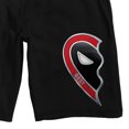 thumbnail image 2 of Deadpool 3 Deadpool Best Friend Heart Men's Black Sleep Pajama Shorts-XXL, 2 of 3