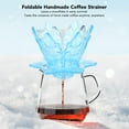 thumbnail image 3 of Dripper Café, Versez sur Machine à Café Filtre à Café Filtre à Café Résissable Goutte à Café Pliable pour Machine à Café pour le Lait Thé Café Lait de Soja, 3 of 8