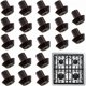 thumbnail image 1 of 20 pcs - Compatible Rubber Feet for Grills - Heat Resistant Material, Works with Many Gas Hob Grills suitable for WB02T10461AP2622260, 1 of 5