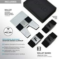 thumbnail image 3 of Fidelo Minimalist Wallet for Men Slim Credit Card Holder Money Clip RFID Blocking, 3 of 12