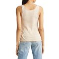 thumbnail image 2 of Treasure  Bond X-Large Beige Oatmeal Scoop Rib Tank Top, 2 of 6