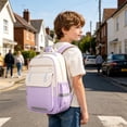 thumbnail image 4 of Mochila Escolar con Soporte Ergonómico para la Espalda, Acolchado de Malla Transpirable, Gran Capacidad, Nailon Resistente al Agua, Mochila Unisex para Adolescentes y Adultos, 4 of 7