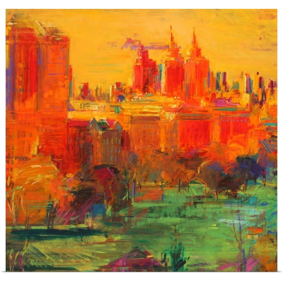 Great BIG Canvas | Rolled Peter Graham Poster Print entitled The Upper West Side, 2011