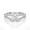 White Gold Plated, variant on Natural 1.50 Carat Moissanite Split Shank Engagement Ring in (G-H, I2-I3), 14K Yellow Gold Plated, Promise Ring