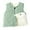 Green, variant on REDARER Kids Patchwork Vest, Sleeveless Winter Jacket for Toddler Boys Girls, Reversible Outerwear for Baby,Size:5-6 Years