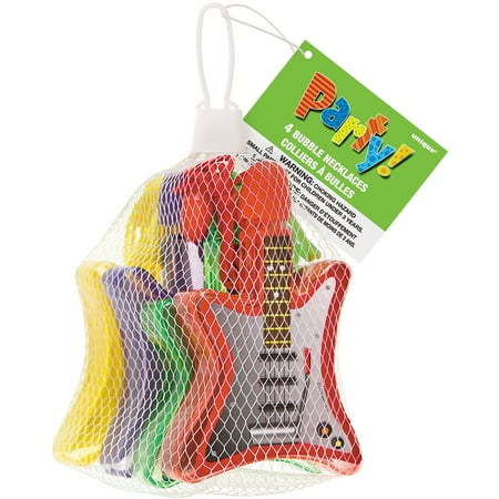 Bubble Guitar Party Favors, 4ct
