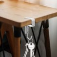 thumbnail image 4 of 2pcs Table Backpack Holder Office Desk Handbag Hook Student Table Schoolbag Hanger Hook, 4 of 9