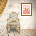thumbnail image 3 of Kimberly, Allen 26x32 Gold Ornate Wood Framed with Double Matting Museum Art Print Titled - Ombre Pink 3, 3 of 4