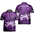 thumbnail image 3 of Personalized Name Bowling Jersey 3D, Custom Bowling Shirts for Team, Bowling Shirt Unisex for Men & Women (Red, 2XL), 3 of 7