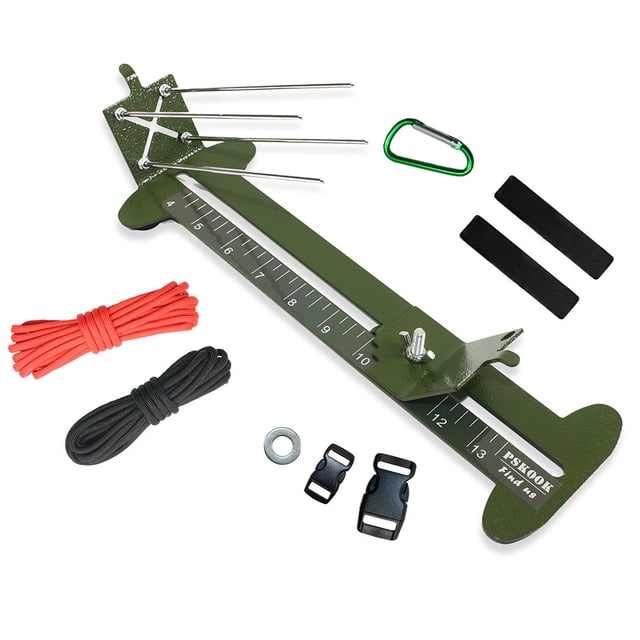 Kit de plantilla de pulsera de Paracord, Kit de herramientas de Paracord, fabricante de bricolaje para tejer Labymos Juego de pulseras