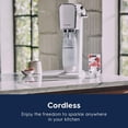 thumbnail image 5 of SodaStream - Fabricante de agua con gas ART | KIT DE INICIO | Sistema CQC CO2 | Incluye 1 cilindro de CO2, 1 botella de 32 y 1 de 16 onzas líquidas apta para lavavajillas, 1 gota de sabor burbujeante, 5 of 5