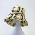 thumbnail image 6 of SikaFu Japan Korea Crochet Beach Sun Hat Women Summer Flowers Pure Hand-woven Straw Hat Sunshade Fisherman Hat Breathable Bucket Hat, 6 of 6