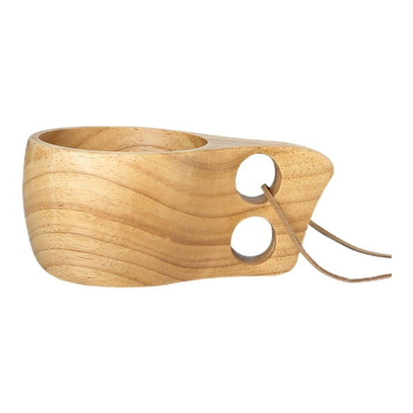 Taza de madera, taza de desayuno, taza de leche, taza de agua, ensaladera, decoración de escritorio, para beber B