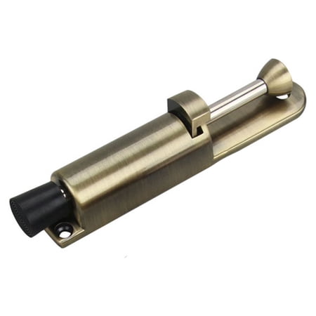 BE-TOOL Zinc Alloy Foot Operated Door Stop Spring-Loaded Step-on Door Stopper Door Holder Step Hardware (Bronze)