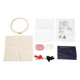 thumbnail image 2 of Punto de cruz, 1 juego de kits de bordado con aguja perforadora para punto de cruz, diseño fácil de usar, 2 of 12