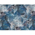 thumbnail image 2 of Zelouf Print On Ity  , Sewing, DIY, Crafts Fabric by the Yard, 940 Blk/navy, 5 Yard, 2 of 2