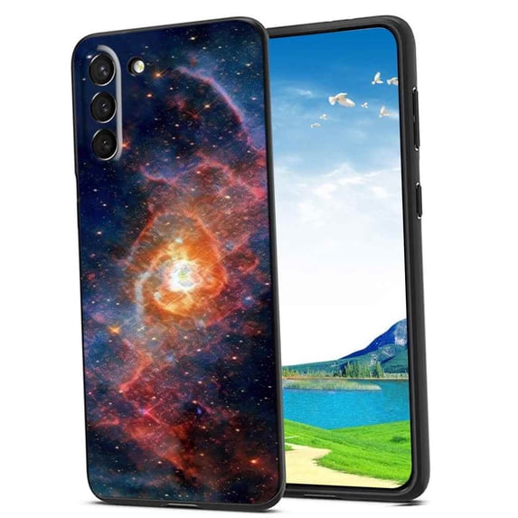 Compatible with Samsung Galaxy S23 Phone Case, nebula-universe-220 Case Silicone Protective for Teen Girl Boy Case for Samsung Galaxy S23