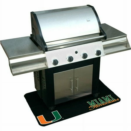 Mr Bar B Q 15017UMGD Miami Hurricanes Grill Mat