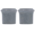 thumbnail image 1 of 2 Pcs Pieds de Rechange pour Siège de Douche et de Bain, Coussinets de Pieds en Caoutchouc pour Toilette, Capuchons de Pieds de Chaise, Embouts de Perche de Randonnée Béquilles Pièces de Rechange, 1 of 8