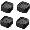 thumbnail image 2 of 4 Pcs Support de Fixation pour Machine à Laver, Pieds Réglables, Coussinet Anti-Vibration, Outil de Fixation, Support de Base pour Réfrigérateur, Rehaussement X6D6, 2 of 8