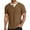 C687 Coffee, variant on Tees For Men Button Henley Neck Short Sleeve Solid Color Two Layer Summer Casual Outdoor Daily Wear Men's T-Shirts Size 2Xl Blue