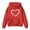 Red-1, variant on Cute Tween Sweatshirts Oversized Print Casual Hoodies Sweatshirts with Pocket Loose Long Sleeve Tops 1-13 Years, Red, 5 Years