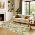 thumbnail image 7 of Addison Rugs Mayfield Premium Machine Washable Transitional Holiday Ornament Aloe Rectangle Rug, 2'6" x 3'10", 7 of 7