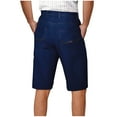 thumbnail image 6 of dzxyzu Mens Below Jeans Knee Length 3/4 Capri Pants Casual Cargo Denim Shorts with Pockets - Blue, 6 of 8