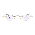 thumbnail image 2 of Tiny Heart Shape Pop Hippie Color Metal Rim Sunglasses Gold - Purple, 2 of 4
