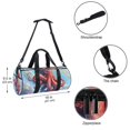 thumbnail image 5 of Octopus Duffle Bag with Interior Zipper Pocket, Large Capacity, 17.7-inch Size, 5 of 6