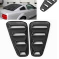 thumbnail image 3 of Riwesomey Para 2005-2014 1/4 Quarter Side ABS Matte Louvers Scoop Cover Vent Kit Automoción decorativa y accesorios Riwesomey CZ6099-00B, 3 of 5