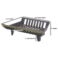 thumbnail image 5 of Liberty Foundry G17 Cast Iron Grate for Small Fireplaces & Franklin Stoves, 5 of 5