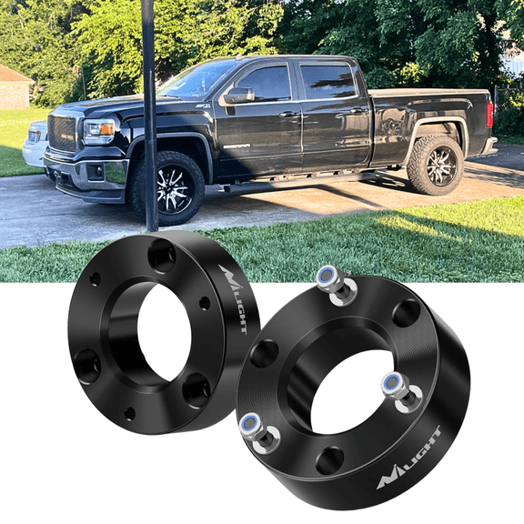 Nilight 2.5" Black Leveling Lift Kits for 2007-2023 Silverado 1500 Sierra 1500
