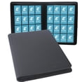 thumbnail image 1 of Trading Card Binder 16 Pocket, EGOSKY Large Side Loading Card Binder for 1000+ Cards, Double Sided Card Album for Sport, Game Business Cards(Black), 1 of 7