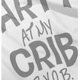 thumbnail image 5 of Party At My Crib BYOB Funny Toddler Boy Girl T Shirt Infant Toddler Brisco Brands 24M, 5 of 6